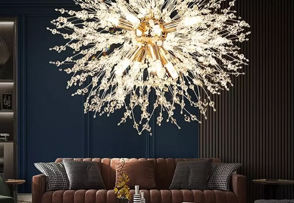 art deco crystal chandelier