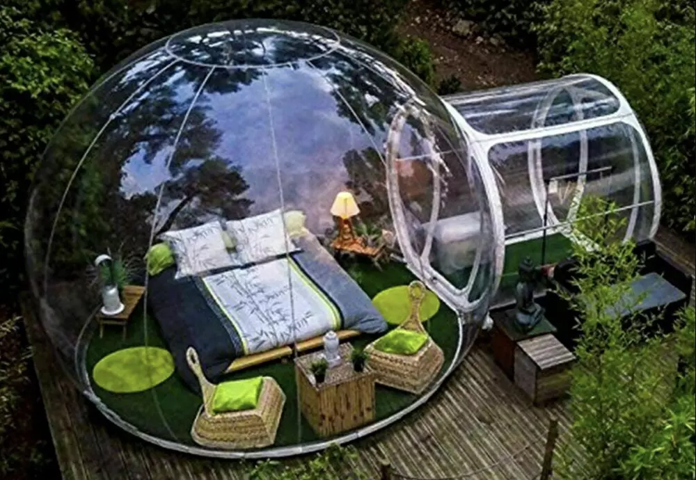 winter bubble tent