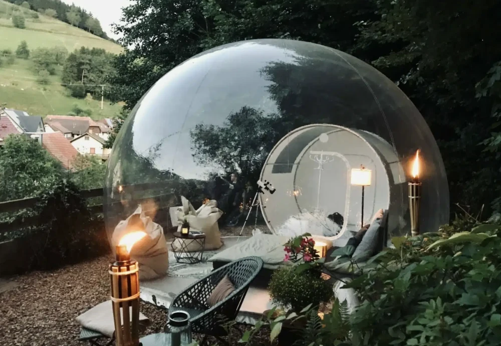 inflatable bubble bed tent