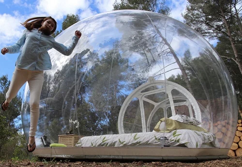 inflatable bubble bed tent