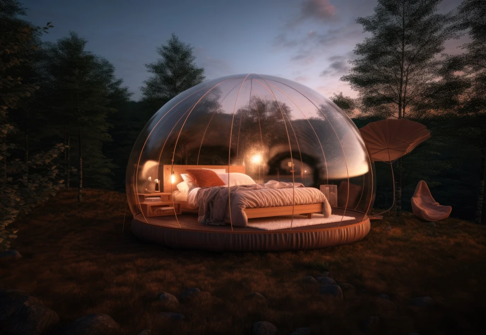 outdoor inflatable bubble tent